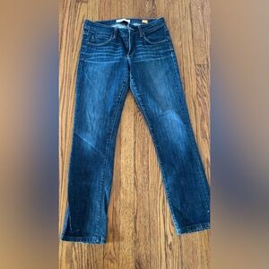 Pilcro Women's Straight-Leg Jeans in Dark Blue Wash